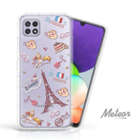 Meteor Samsung Galaxy A22 5G 奧地利水鑽殼 - 甜點巴黎