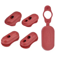 10-100sets 5in1 Rubber Charge Port Cover Rubber Plug for XIAOMI M365 Electric Scooter Parts Skateboard Accessories Outdoor Tool