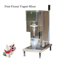 PBOBP 110V Swirl Freeze Fruit Yogurt Ice Cream Mixer Blender Ice Cream Maker Fruit Ice Cream Blender Mixer Machine Auto Wash