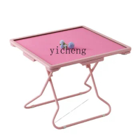 YY Household Foldable Mahjong Table Simple Manual Pink Mute Sparrow Table