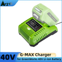 G-MAX Charger 29482 for GreenWorks 40V Li-ion Battery 29472 ST40B410 BA40L210 STBA40B210 29462 20262
