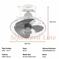 MASPION Ceiling Fan Auto Fan Orbit Fan Kipas Plafon : MOF401