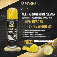 MVGO Foam Cleaner Pembersih Multifungsi Interior Mesin Mobil Motor Sepatu Helm Tas Free Kain Lap Mic