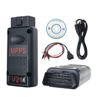 Kirk ชิปปรับแต่ง ECU MPPS V21 อินเทอร์เฟซอัตโนมัติ OBD 2 OBD2 V18 สำหรับ EDC15 EDC16 EDC17 หลายภาษา 