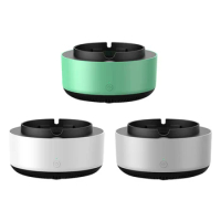 Small Air Purifier Ash Tray Household Portable Cigar Ashtray Multifunctional Multipurpose Detachable for Indoor Home Office