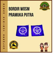 Bedge WOSM Pramuka putra dan putri PUTRI