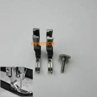 2 PCS SPLIT HINGED ZIPPER FOOT for JANOME 1600P INDUSTRIAL SEWING MACHINE