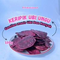 Keripik Ubi Ungu  250gram | Keripik Telo Ungu | Ubi Telo kriuk | keripik buah | kripik malang