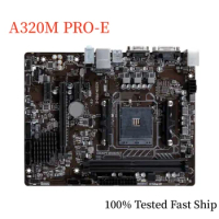 For MSI A320M PRO-E Motherboard A320 32GB Socket AM4 DDR4 Micro ATX Mainboard 100% Tested Fast Ship