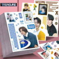 8 ชิ้น TREASURE LOVE PULSE สติ๊กเกอร์รูปถ่าย ประกอบด้วย Hyunsuk Choi Jihoon Park Yoshi KIM JUN KYU Y