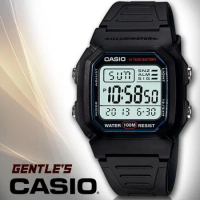 CASIO 卡西歐 電子錶系列 當兵/學生指定款/防水100米/LED照明(W-800H-1A)