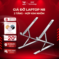Giá Đỡ Laptop Hợp Kim Nhôm N8 2 Tầng, Giá Đỡ Máy Tính 7 - 8 , Chống Trượt, Cải Thiện Tư Thế Ngồi Làm