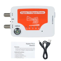 Digital TV Signal Finder Digital Aerial Terrestrial TV Antenna Signal Strength Meter Detector Signal