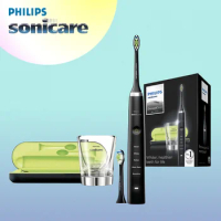 Philips Sonicare DiamondClean HX9352 electric toothbrush Adult Sonic toothbrush Replacement head Black