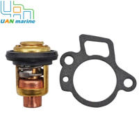 60℃ 140℉ Thermostat with Gasket For Mercury Mariner 15 HP 75 HP 90 HP 825212001 Outboard Replaces 825212 824853 27-824853