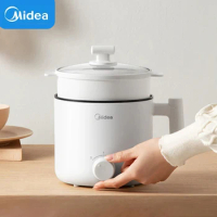 Midea Electric Rice Cooker Stainless Steel Cooking Machine 1.2L Single/Double Layer Hot Pot Multifunction Rice Cooker For Home