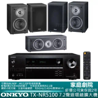 【ONKYO】7.2聲道環繞擴大機+Magnat 劇院喇叭組(TX-NR5100+Monitor Supreme 202+center 252+Supreme 102)