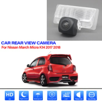 HD 1080*720 Fisheye Rear View Camera For Nissan March For Nissan Micra K14 2017 2018 Car Vehicle Reverse Parking Accessories