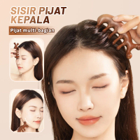 Sisir Pijat Meridian Kayu Cendana Sisir Pijat Lima Gigi Sisir Meridian Multifungsi Pengerukan Anti-s