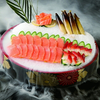促銷特色壽司盆菊花連板壽司桶刺身壽司盤壽司罐壽司料理盛器