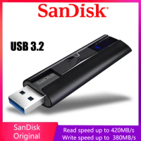 SanDisk Pendrive Extreme PRO USB3.2 Solid State Flash Drive Performance Up to 420MB/s 128G 256G 512GB 1TB Metal USB Memory Stick