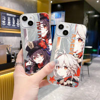 Permainan Genshin Impact Clear Feather Laser Sarung Telefon Untuk REALME C25 C21 C15 C11 C3 C2 10 8