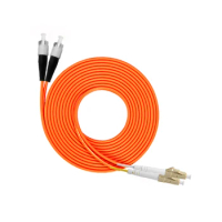 FC to LC Multimode fiber patch cord FC/LC Fiber Patch Cable UPC Polish MM Optical Fiber jumper Duplex OM2 OFNP 3m 5m 10m 15m