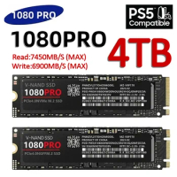 Original 4TB SSD1080 Pro Brand SSD M2 2280 PCIe 4.0 NVME/NGFF Read 14000MB/S Solid State Hard Disk For Desktop/PC/PS5/PS5 Game