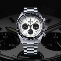 【SEIKO 精工】Prospex SPEEDTIMER 太陽能三眼計時熊貓錶 520禮物 送禮(SSC813P1/V192-0AF0S)
