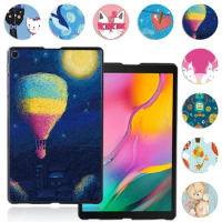 Tablet Case for Samsung Galaxy Tab A A6(7.0 T280/10.1 T580)Tab A(9.7 10.1 10.5) Tab E 9.6" T560 Cartoon Pattern Durable Shell