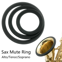 ซิลิกาเจล Sax Mute Ring Dampener Silencer Sax Trum อะไหล่สำหรับ Alto/tenor/soprano Saxophone