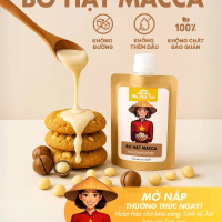 Ms. Hoi An | Bơ Hạt Macca Nguyên chất -  Ăn Kiêng, Không Đường Eat Clean | Nutritious Macadamia Butt