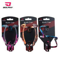 Bolany Colorful Bottle Cage Aluminum Alloy Bicycle Ultralight Bike Matte Cycling Integrated molding Rack Bicycle Accessories