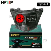 HPMP Lampu Motor Yamaha Jupiter MX LC135 old LED Depan 55W ABS PC LED 12V untuk Modifikasi Motor Yam