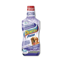 美國潔牙白Dental Fresh-加強版潔牙液 8FL OZ(237mL) (DF0005) 犬貓通用 x 3入組(購買第二件贈送寵物零食x1包)