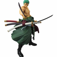 Anime One Piece MegaHouse Variable Action Heroes Roronoa Zoro New World Ver. PVC Action Figure Collection Model Toys Doll Gifts