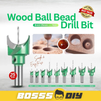 8mm - 25mm Wood Ball Beads Drill Bit Woodworking Tools Milling Machine Cutter Router