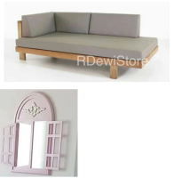 Sofa jati, kursi tamu, sofa minimalis jok jati + cermin