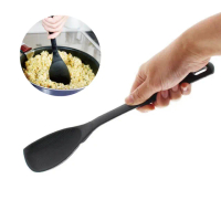 【Just Home】日本製伊原備長炭不沾炒鏟30cm(防刮傷 炒飯 家庭料理 不沾食材)