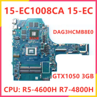 DAG3HCMB8E0 HP 15-EC1008CA 15-EC Laptop Motherboard L91091-601 L91091-001 CPU R5-4600H R7-4800H GPU GTX1050 3GB or N19M-Q3-A1