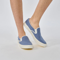 【moz】瑞典 駝鹿 奶泡感 超舒適懶人鞋(晨光藍)