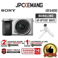 JPC KEMANG Sony Alpha A6400 Kit 16-50mm OSS II Mirrorless Camera Sony A 6400 Kit 16-50 mm Mark 2 GAR