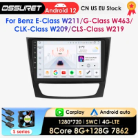 apple carplay autoradio android For Mercedes-Benz E-Class W211 W219 W463 android auto car intelligent systems Octa Core 7862