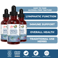 Health & Functional Tea MaryRuths Lymphatic Support Herbal Blend Liquid Drops - USDA Organic Lymphat