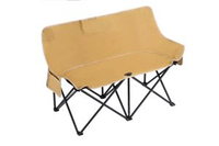 露營戶外便攜式折疊椅雙人月亮椅高靠背釣魚凳子導演椅躺椅