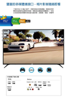 免運費+基本安裝 美國 AOC 65吋 淨藍光 4K UHD聯網 LED液晶 電視/顯示器+視訊盒65U6080