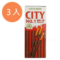 CITY 城市一族 巧克力棒25g(3入)/組【康鄰超市】