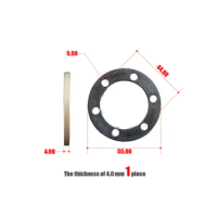 4mm eBike Bike Electric Scooter Brake Gasket Spacer 6 Holes Disc Washer Brakes Washer Wheel Accessories