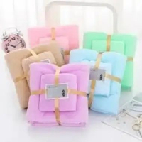 HANDUK MANDI HAMPERS SET 2IN1