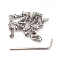 18Pcs/lot Stainless Steel Bottom Battery Cover Screws with Tool for Segway Ninebot Max G30 G30Lp G30D Electric Scooter